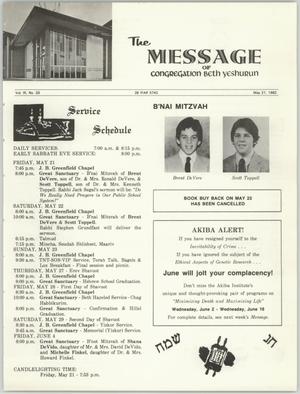 The Message, Volume 9, Number 33, May 1982