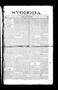 Newspaper: Svoboda. (La Grange, Tex.), Vol. 1, No. 2, Ed. 1 Thursday, December 3…