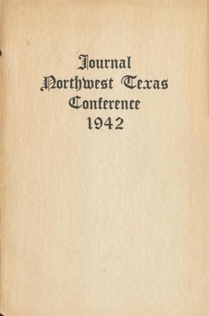 Primary view of object titled 'Journal of the Northwest Texas Annual Conference, the Methodist Church: 1942'.