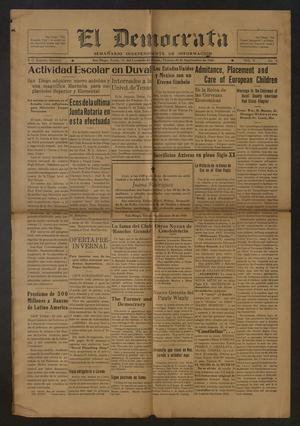 El Democrata (San Diego, Tex.), Vol. 5, No. 9, Ed. 1 Friday, September 20, 1940