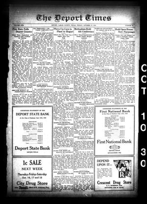 The Deport Times (Deport, Tex.), Vol. 22, No. 35, Ed. 1 Friday, October 10, 1930