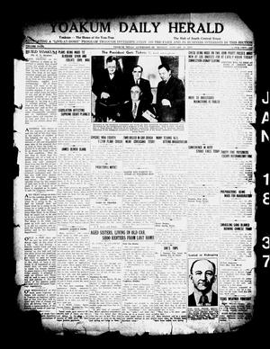 Yoakum Daily Herald (Yoakum, Tex.), Vol. 40, No. 242, Ed. 1 Monday, January 18, 1937
