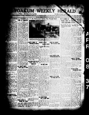 Primary view of object titled 'Yoakum Weekly Herald (Yoakum, Tex.), Vol. [41], No. 2, Ed. 1 Thursday, April 8, 1937'.