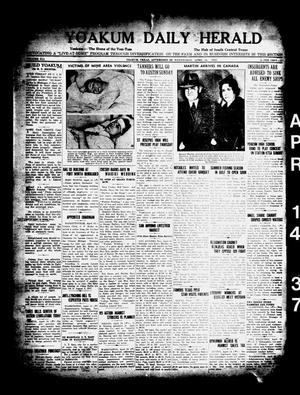 Yoakum Daily Herald (Yoakum, Tex.), Vol. 41, No. 12, Ed. 1 Wednesday, April 14, 1937