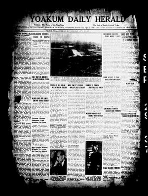 Yoakum Daily Herald (Yoakum, Tex.), Vol. 41, No. [153], Ed. 1 Wednesday, September 29, 1937