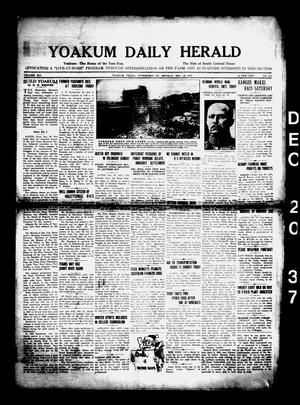 Yoakum Daily Herald (Yoakum, Tex.), Vol. 41, No. 221, Ed. 1 Monday, December 20, 1937