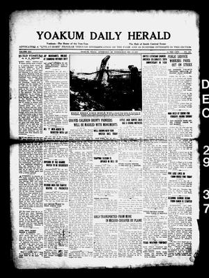 Yoakum Daily Herald (Yoakum, Tex.), Vol. 41, No. 228, Ed. 1 Wednesday, December 29, 1937