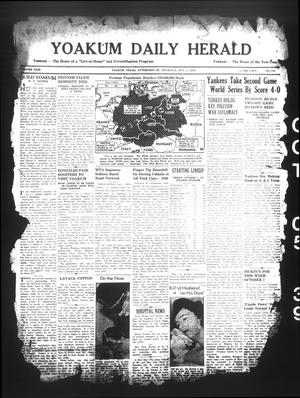 Yoakum Daily Herald (Yoakum, Tex.), Vol. 43, No. 156, Ed. 1 Thursday, October 5, 1939