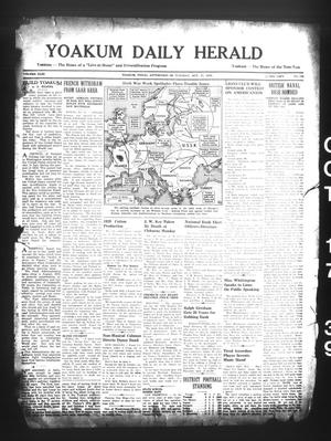 Yoakum Daily Herald (Yoakum, Tex.), Vol. 43, No. 166, Ed. 1 Tuesday, October 17, 1939