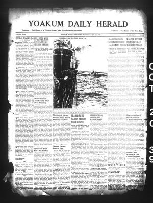 Yoakum Daily Herald (Yoakum, Tex.), Vol. 43, No. 169, Ed. 1 Friday, October 20, 1939