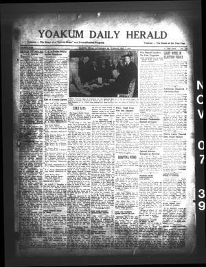 Yoakum Daily Herald (Yoakum, Tex.), Vol. 43, No. 184, Ed. 1 Tuesday, November 7, 1939