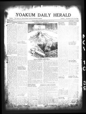 Yoakum Daily Herald (Yoakum, Tex.), Vol. 43, No. 187, Ed. 1 Friday, November 10, 1939