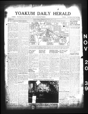 Yoakum Daily Herald (Yoakum, Tex.), Vol. 43, No. 194, Ed. 1 Monday, November 20, 1939