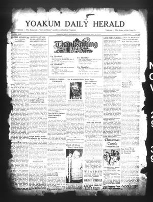 Yoakum Daily Herald (Yoakum, Tex.), Vol. 43, No. 202, Ed. 1 Wednesday, November 29, 1939