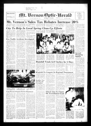 Mt. Vernon Optic-Herald (Mount Vernon, Tex.), Vol. 102, No. 32, Ed. 1 Thursday, April 21, 1977