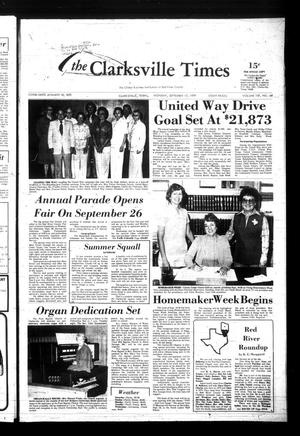 Primary view of object titled 'The Clarksville Times (Clarksville, Tex.), Vol. 107, No. 68, Ed. 1 Monday, September 17, 1979'.
