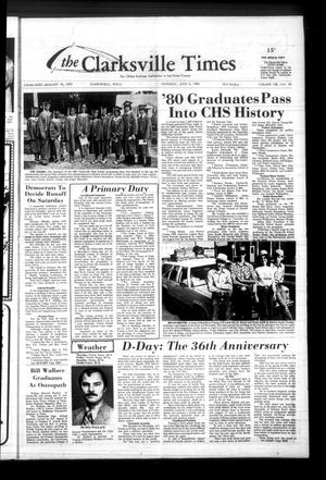 The Clarksville Times (Clarksville, Tex.), Vol. 108, No. 40, Ed. 1 Thursday, June 5, 1980