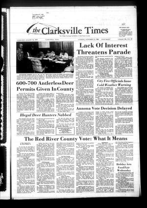 Primary view of object titled 'The Clarksville Times (Clarksville, Tex.), Vol. 108, No. 85, Ed. 1 Monday, November 10, 1980'.