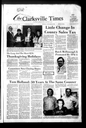 The Clarksville Times (Clarksville, Tex.), Vol. 108, No. 90, Ed. 1 Thursday, November 27, 1980
