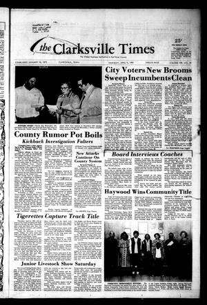 Primary view of The Clarksville Times (Clarksville, Tex.), Vol. 109, No. 24, Ed. 1 Thursday, April 9, 1981