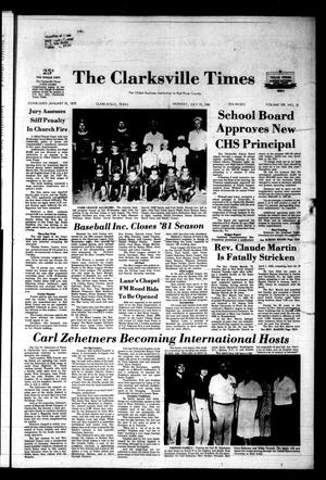 The Clarksville Times (Clarksville, Tex.), Vol. 109, No. 51, Ed. 1 Monday, July 13, 1981