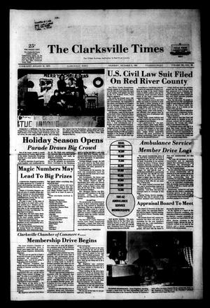 Primary view of object titled 'The Clarksville Times (Clarksville, Tex.), Vol. 109, No. 92, Ed. 1 Thursday, December 3, 1981'.