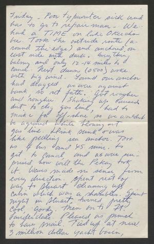 Primary view of object titled '[Letter from Cornelia Yerkes and Phil Kafka, 1950~]'.