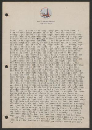 Primary view of object titled '[Letter from Cornelia Yerkes, December 31, 1943]'.