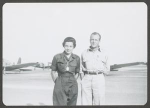 [WASP and Man on Airfield]