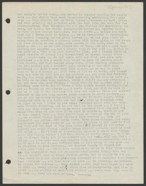 [Letter from Cornelia Yerkes to Fred G. and Frances Yerkes, April 27, 1943]