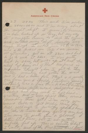 [Letter from Cornelia Yerkes, October 23, 1945?]