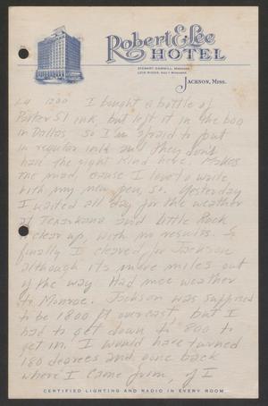Primary view of object titled '[Letter from Cornelia Yerkes, January 4, 1944?]'.