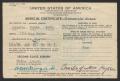 Thumbnail image of item number 1 in: '[Cornelia Yerkes commercial airman medical certificate, 1951]'.