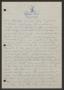 Letter: [Letter from Cornelia Yerkes, November 11, 1943?]