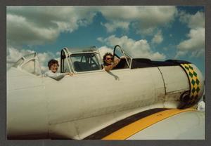 [Gayle Snell and Woman in Cockpit]