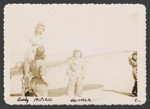 Primary view of object titled '[Bobby Willis, Elizabeth Mitchell, Betty Heinrich, and Cornelia Yerkes]'.