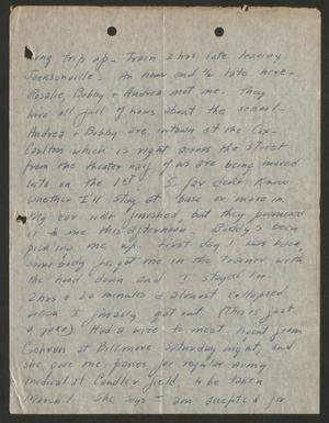 Primary view of object titled '[Letter from Cornelia Yerkes, February 1942]'.