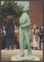 Photograph: [Crowd by WASP Statue at Avenger Field]