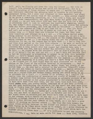 [Letter from Cornelia Yerkes, August 22, 1944]
