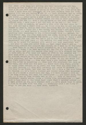 Primary view of object titled '[Letter from Cornelia Yerkes, June 6, 1944]'.