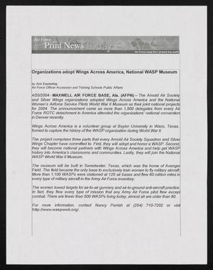 Organizations adopt Wings Across America, National WASP Museum