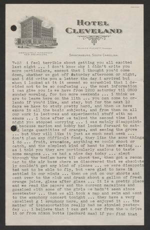 [Letter from Cornelia Yerkes, July 23, 1944?]