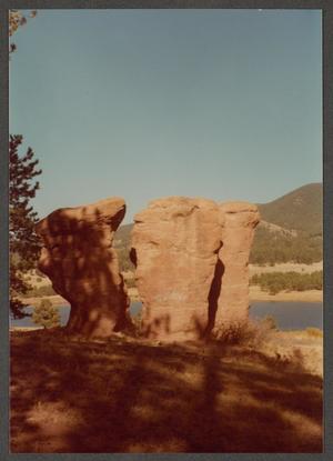 [Rock Formation near Lake]