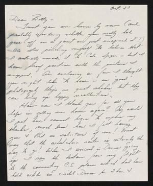 [Letter from Eleanor "Mickey" Brown to Betty, October 23, 1978?]
