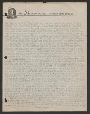 Primary view of object titled '[Letter from Cornelia Yerkes, July 2, 1945]'.