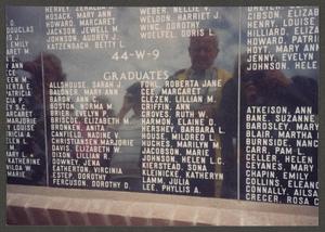 [Plaque of Class 44-W-9 Graduates and Trainees]