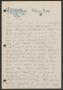 Primary view of [Letter from Cornelia Yerkes, October 25, 1943]