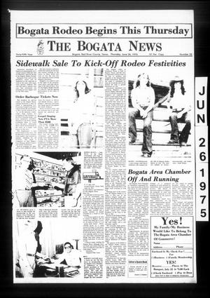 The Bogata News (Bogata, Tex.), Vol. 65, No. 22, Ed. 1 Thursday, June 26, 1975