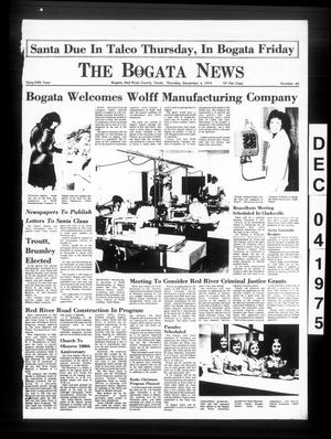 The Bogata News (Bogata, Tex.), Vol. 65, No. 45, Ed. 1 Thursday, December 4, 1975
