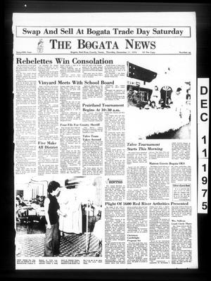 Primary view of object titled 'The Bogata News (Bogata, Tex.), Vol. 65, No. 46, Ed. 1 Thursday, December 11, 1975'.